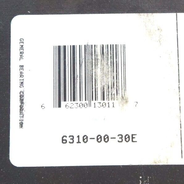 NIB THE GENERAL 6310-00-30E PRECISION BALL BEARING 6310E
