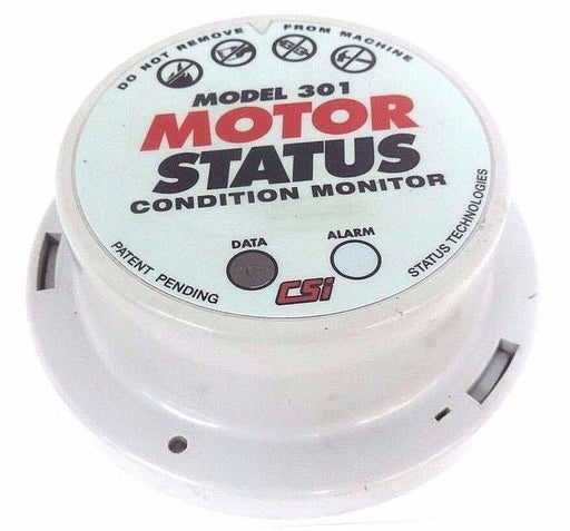 STATUS TECHNOLOGIES CSI MODEL: 301 MOTOR STATUS CONDITION MONITOR A0301SP REV: 9