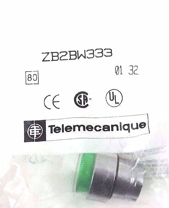 NIB TELEMECANIQUE ZB2BW333 OPERATOR PUSHBUTTON GREEN