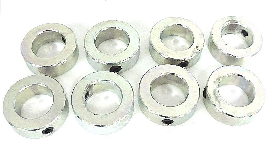 LOT OF 8 NEW CLIMAX C-118 STEEL SHAFT COLLARS 1-1/4" ID