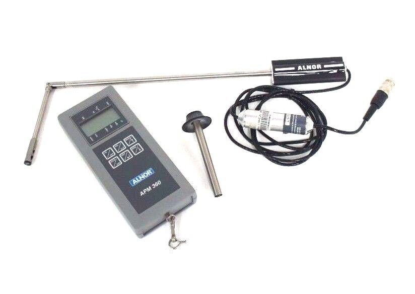ALNOR APM360 MULTI-PURPOSE METER W/ MODEL: 275 THERMOANEMOMETER PROBE