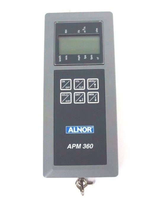 ALNOR APM360 MULTI-PURPOSE METER W/ MODEL: 275 THERMOANEMOMETER PROBE