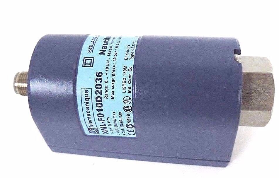 LOT OF 2 NIB TELEMECANIQUE XML-F010D2036 DUAL STAGE ELECTRONIC PRESSURE SWITCHES