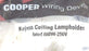 LOT OF 2 NIB COOPER S1174W KEYLESS CEILING LAMPHOLDERS 660W-250V