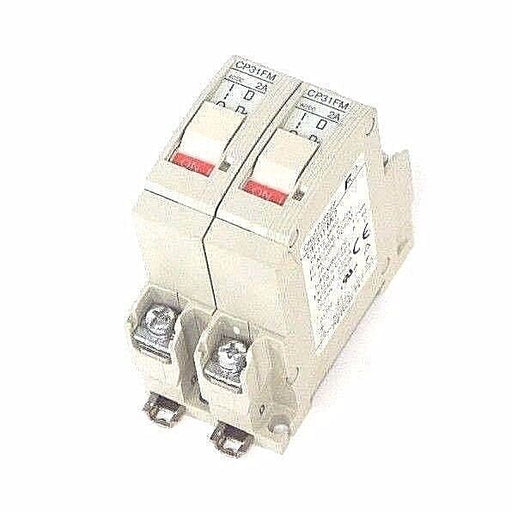 LOT OF 2 FUJI CP31FM/2 CIRCUIT PROTECTORS CP31FM 2 AMP BREAKERS