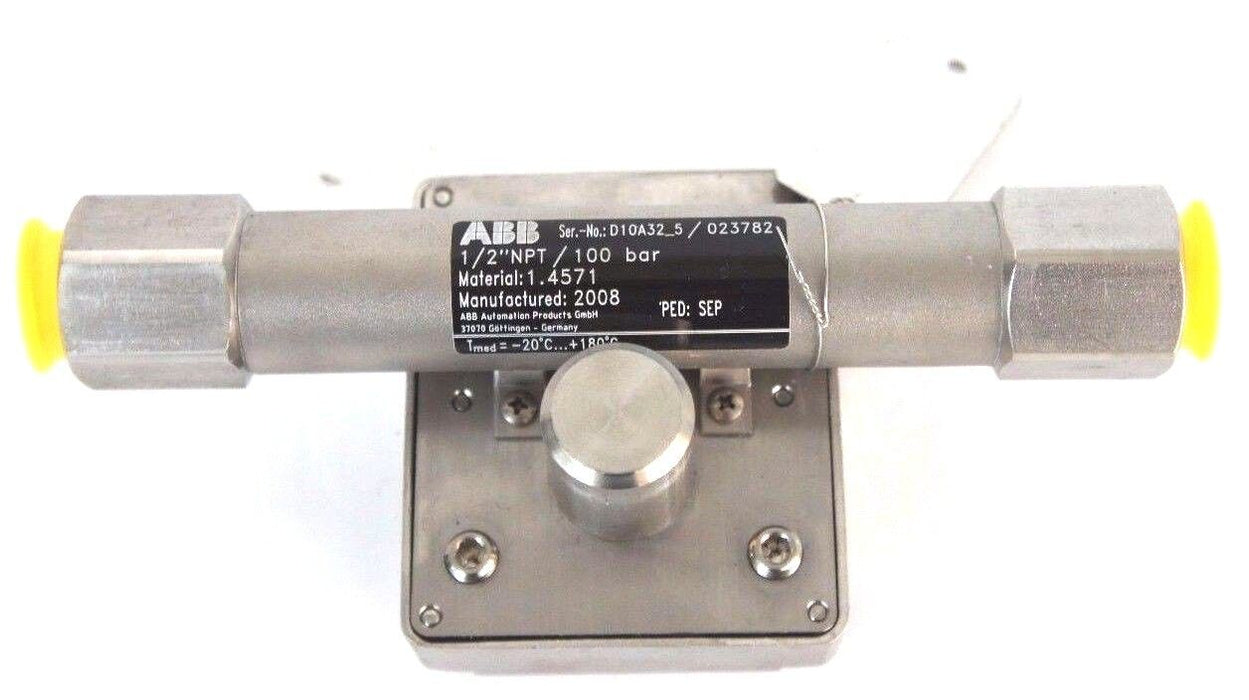 NEW ABB D10A32-5 FLOWMETER 1/2" NPT ORDER NO. 240144761/X022 D10A325