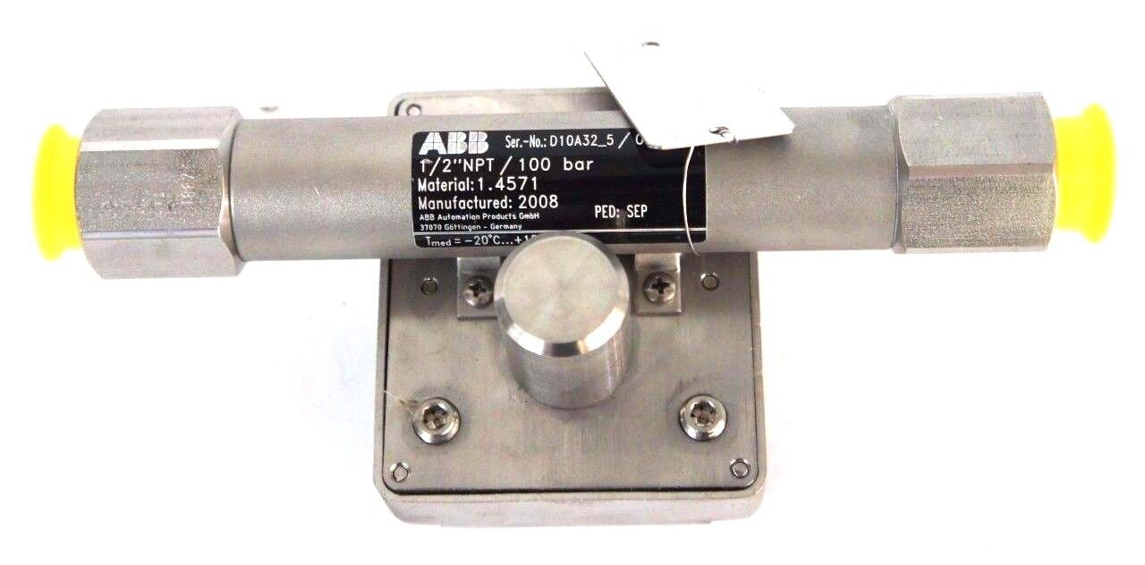 NEW ABB D10A32-5 FLOWMETER 1/2" NPT ORDER NO. 240144761/X050 D10A325