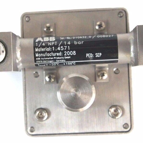 NEW ABB D10A32-0 FLOWMETER 1/4" NPT ORDER NO. 240150211/X021 D10A320