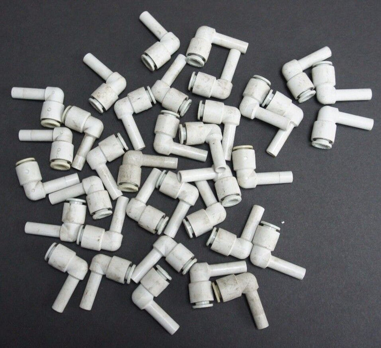 LOT OF 36 NEW SMC KQ2L07-09A REDUCING ELBOWS 5/16" X 1/4" KQ2L0709A