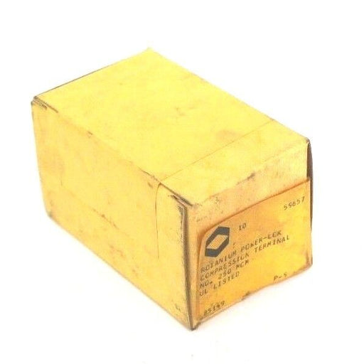 LOT OF 10 NIB ROTANIUM POWER LOK COMPRESSION TERMINALS NO. 250 MCM 85149 59657