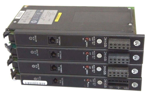 LOT OF 4 ALLEN BRADLEY 1771-P4S AC POWER SUPPLIES MDL 120V