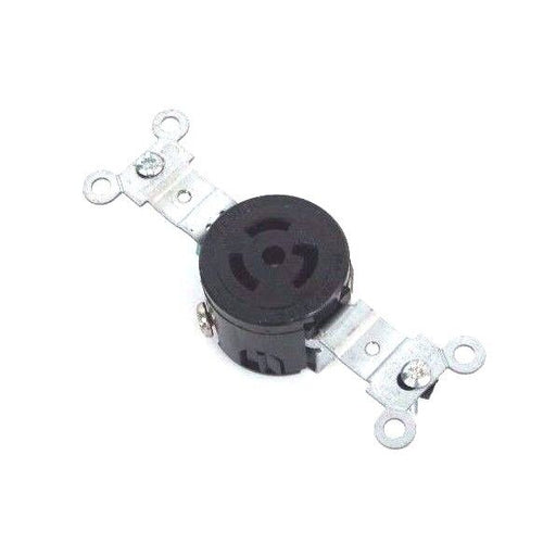 LOT OF 5 NEW LEVITON 4710 LOCKING RECEPTACLES 15A, 125V, BLACK