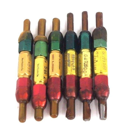 LOT OF 6 VAN KEUREN CO. PLUG GAGES