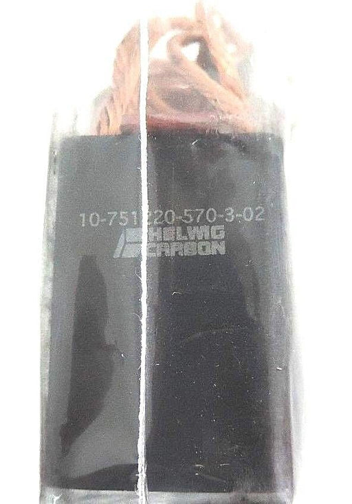 BOX OF 6 NEW HELWIG CARBON 10-751220-570-3-02 CARBON BRUSHES 10751220570302