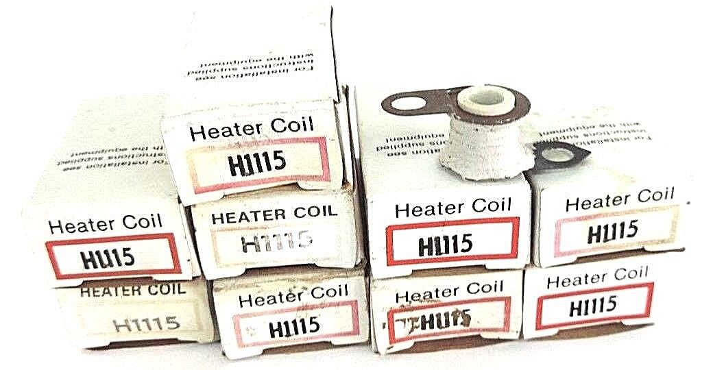 LOT OF 9 NIB CUTLER-HAMMER H1115 HEATER ELEMENTS