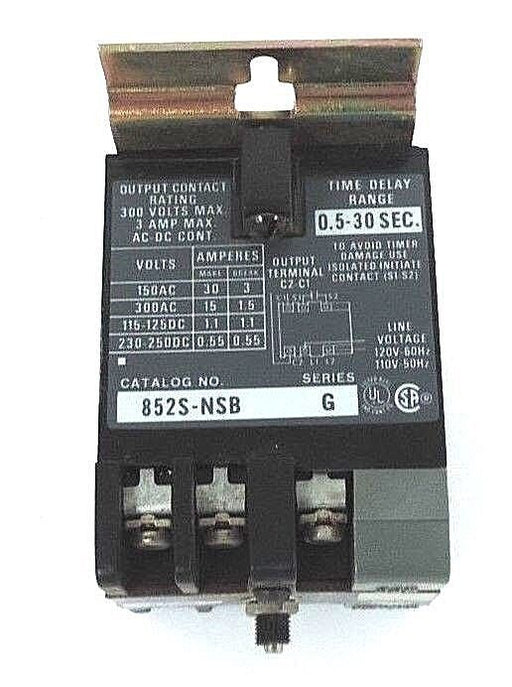 NEW ALLEN BRADLEY 852S-NSB SER. G SOLID STATE TIMING MODULE 0.5-30 SEC