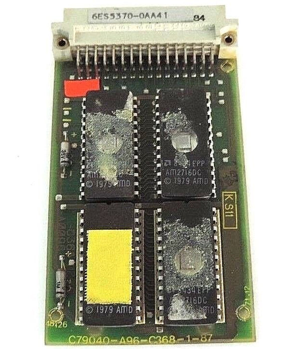 SIEMENS 6ES5370-0AA41 MEMORY SUBMODULE EPRO 6ES5-370-0AA41