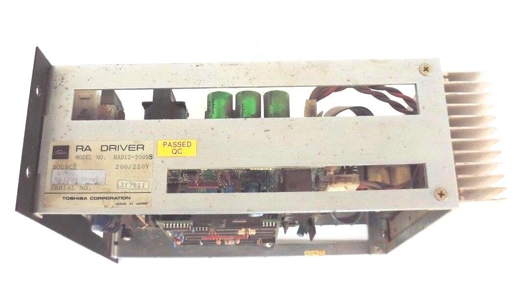 TOSHIBA RA DRIVER RAD12-2009S 200/220V MOTOR RA12M-300W