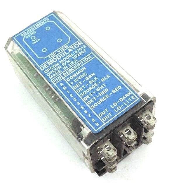 OPCON 8761A DEMODULATOR P/N: 102267, MODEL: 8761A