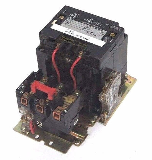 SQUARE D 8536-SDO2 FORM: S SERIES: A SIZE 2 STARTER W/ 31063-400-38 COIL