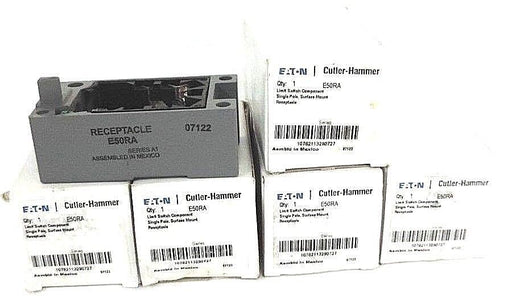 LOT OF 5 NIB CUTLER-HAMMER E50RA LIMIT SWITCH RECEPTACLES SER. A1