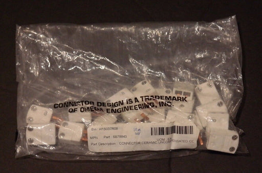 LOT OF 10 OMEGA CERAMIC CONNECTOR SETS MALE & FEMALE