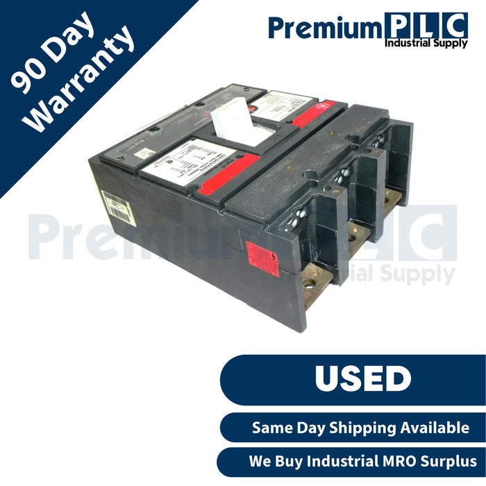 GENERAL ELECTRIC TJL4V2605 CIRCUIT BREAKER 500A, 600VAC, 3POLE