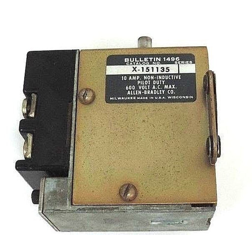 ALLEN BRADLEY X-151135 TIMING RELAY MECHANISM X151135