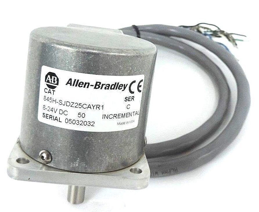 ALLEN BRADLEY 845H-SJDZ25CAYR1 SER. C INCREMENTAL ENCODER 8-24V DC