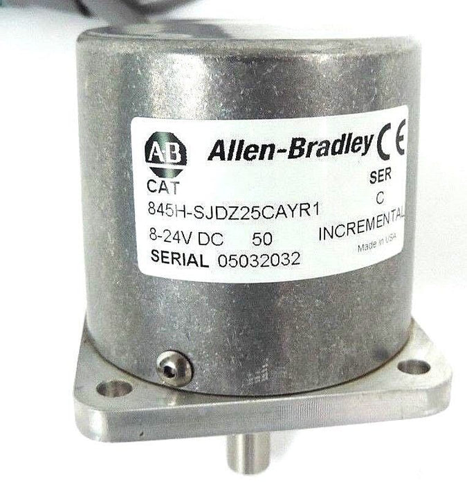 ALLEN BRADLEY 845H-SJDZ25CAYR1 SER. C INCREMENTAL ENCODER 8-24V DC