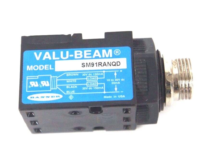 NIB BANNER SM91RANQD VALU-BEAM: RECEIVER 39554