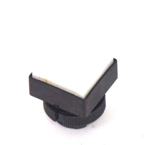 NIB TELEMECANIQUE ZA2CW11 OPERATOR SQUARE ILLUMINATED WHITE P/B 22MM
