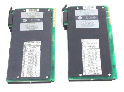 LOT OF 2 ALLEN BRADLEY 1771-OBD OUTPUT MODULES 10 TO 60VDC 1771OBD