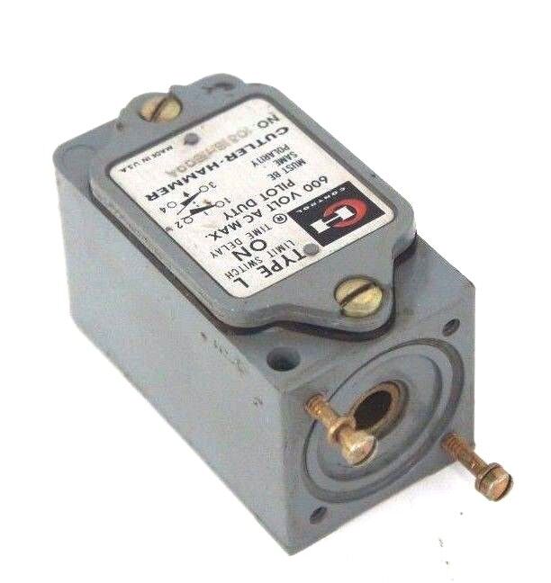 CUTLER-HAMMER 10316H1600A LIMIT SWITCH ONLY TYPE L, 600V