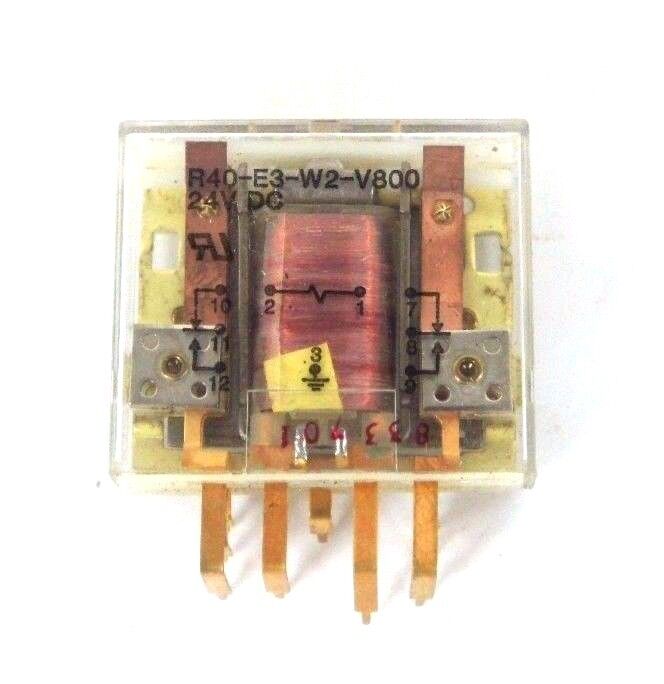 NIB POTTER & BRUMFIELD R40-E3-W2-V800 RELAY 24V, R40E3W2-V800
