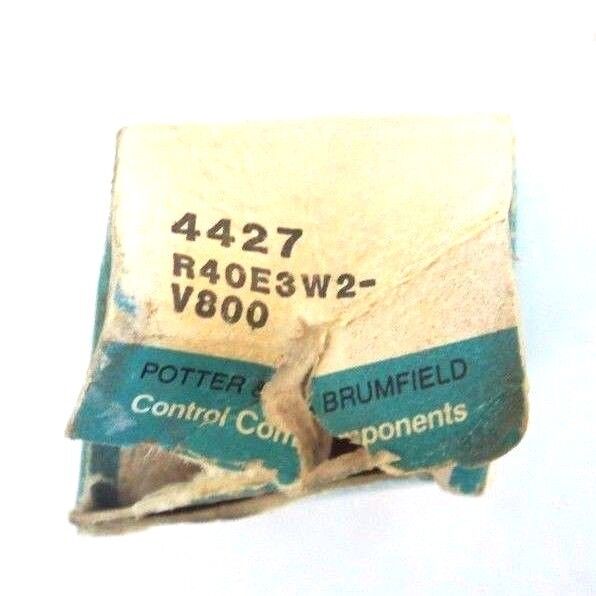 NIB POTTER & BRUMFIELD R40-E3-W2-V800 RELAY 24V, R40E3W2-V800