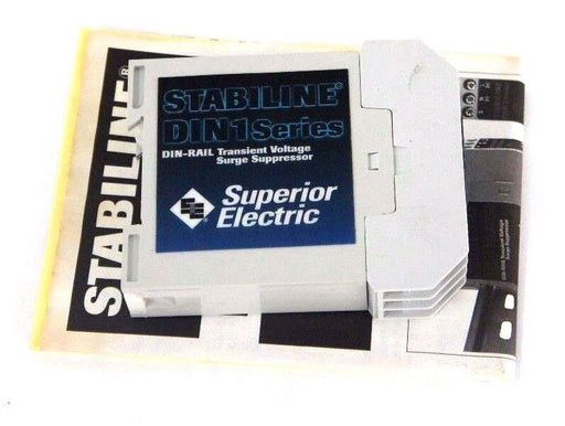 NIB SUPERIOR ELECTRIC DIN1-15-120-1G-15 TRANSIENT VOLTAGE SURGE SUPRESSOR 120V