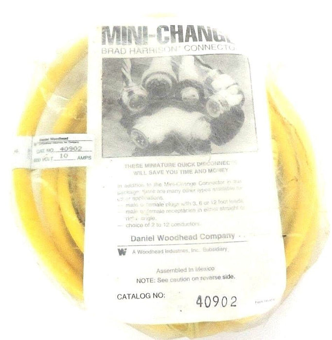 NIB BRAD HARRISON WOODHEAD 40902 MINI-CHANGE CORDSET 600VOLT, 10AMPS