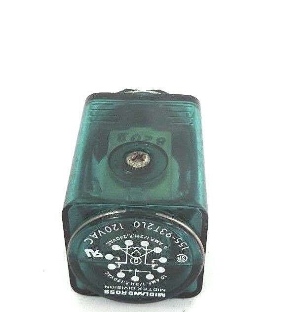 MIDLAND ROSS MIDTEX 155-93T2L0 RELAY 15593T2L0, 120VAC