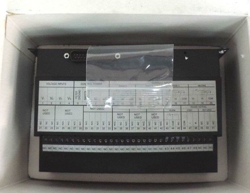 NIB GE MULTILIN PQM POWER QUALITY METER VERSION: 301.000 W/ PC SOFTWARE
