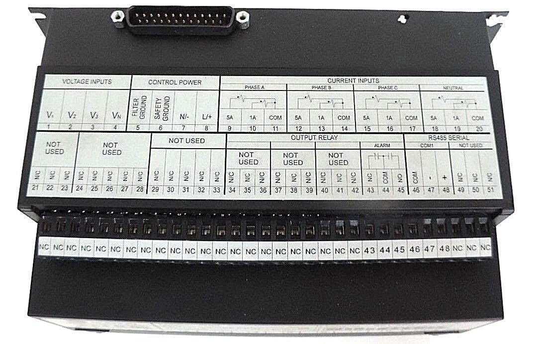 NIB GE MULTILIN PQM POWER QUALITY METER VERSION: 301.000 W/ PC SOFTWARE