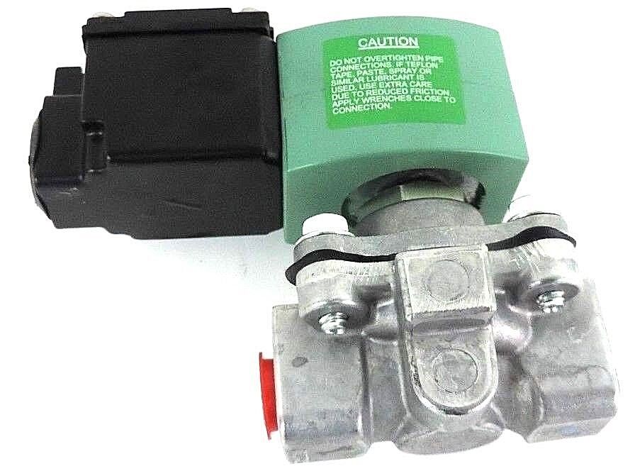 NIB ASCO JKF8215G010 SOLENOID VALVE 2WAY 10.1WATT 24V 3/8IN PORT