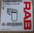 NIB RAB LIGHTING VXBR200S/F22 VAPORPROOF LIGHT FIXTURE 22W 120V WL BR 4" BX 1/2"