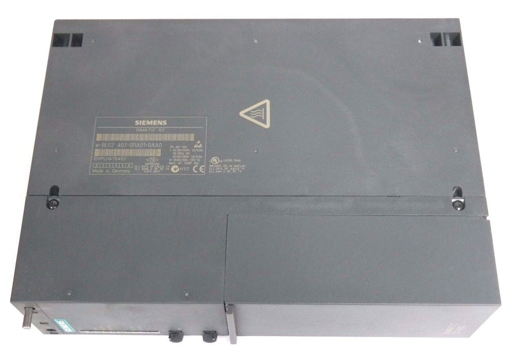 NEW SIEMENS SIMATIC S7  6ES7407-0RA01-0AA0 POWER SUPPLY PS407 AC20AS VERSION 1