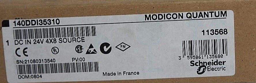 NEW SCHNEIDER MODICON 140DDI35310 DC IN 24V 4X8 SOURCE MODULE 140-DDI-353-10