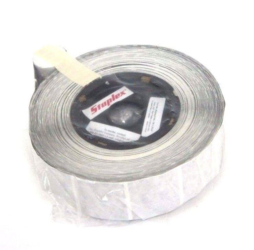 NEW STAPLEX TB-1.5CLP CLEAR 1.5" PERFORATED TABS 2,500 PER ROLL TB15CLP