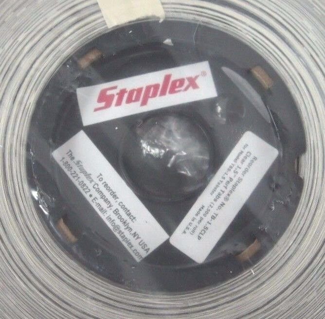 NEW STAPLEX TB-1.5CLP CLEAR 1.5" PERFORATED TABS 2,500 PER ROLL TB15CLP