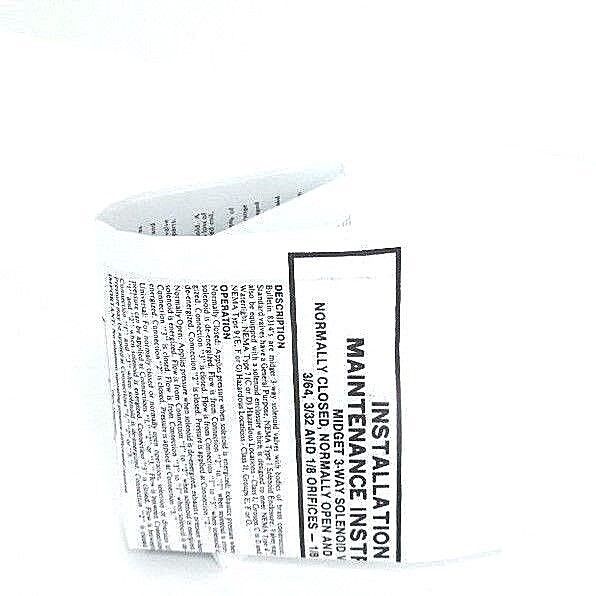 NIB ASCO 302857 REBUILD KIT 8314 AC