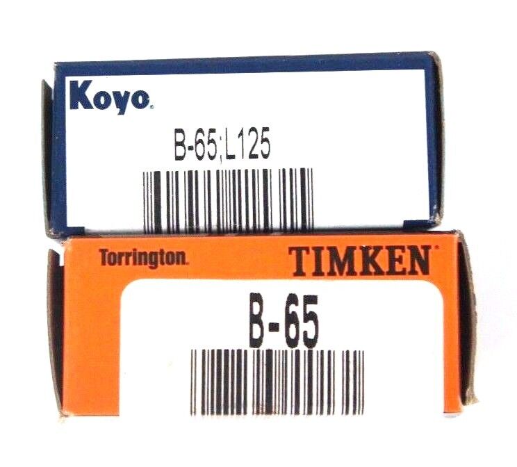 LOT OF 10 NEW KOYO & TIMKEN B-65 NEEDLE BEARINGS B65