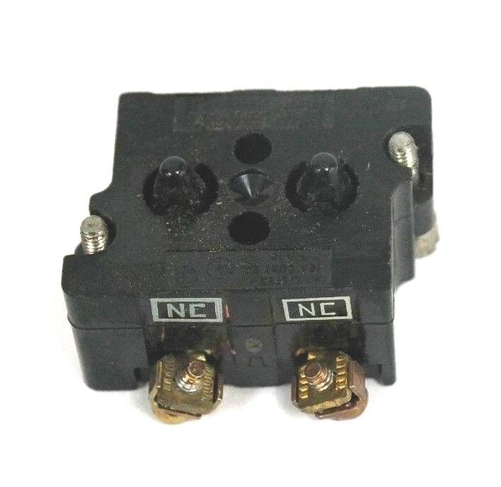 NIB CUTLER-HAMMER 10250T3 CONTACT BLOCK 600VAC, 2 N.C.